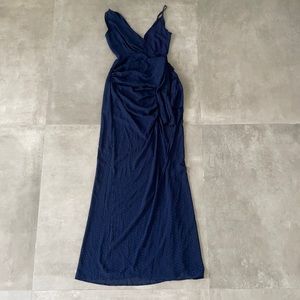 Lux by Lioness Maxi Dress in Navy, Size XS